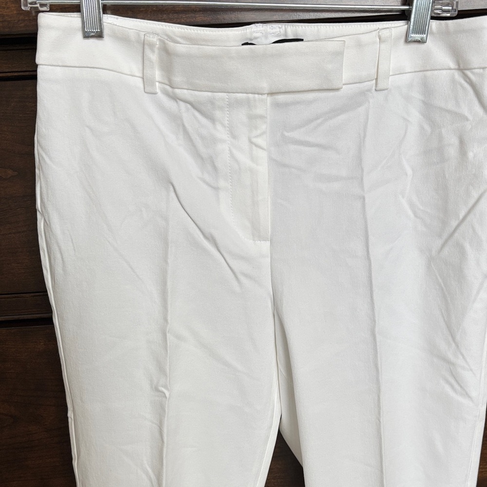 Talbots Ladies White straight leg slacks - Picture 5 of 7